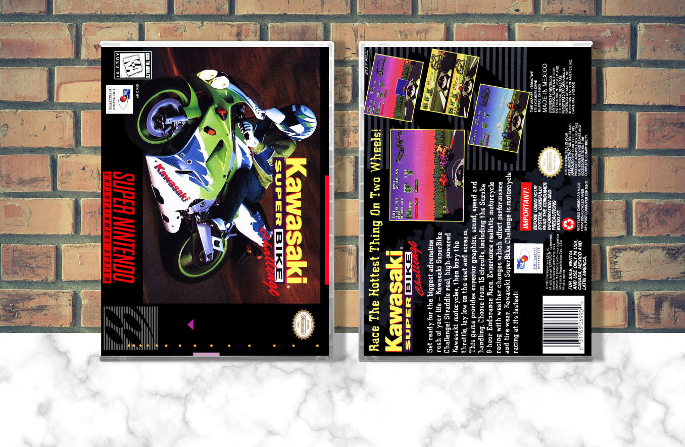 Kawasaki Superbike Challenge, Case Color: CLEAR (Transparent)