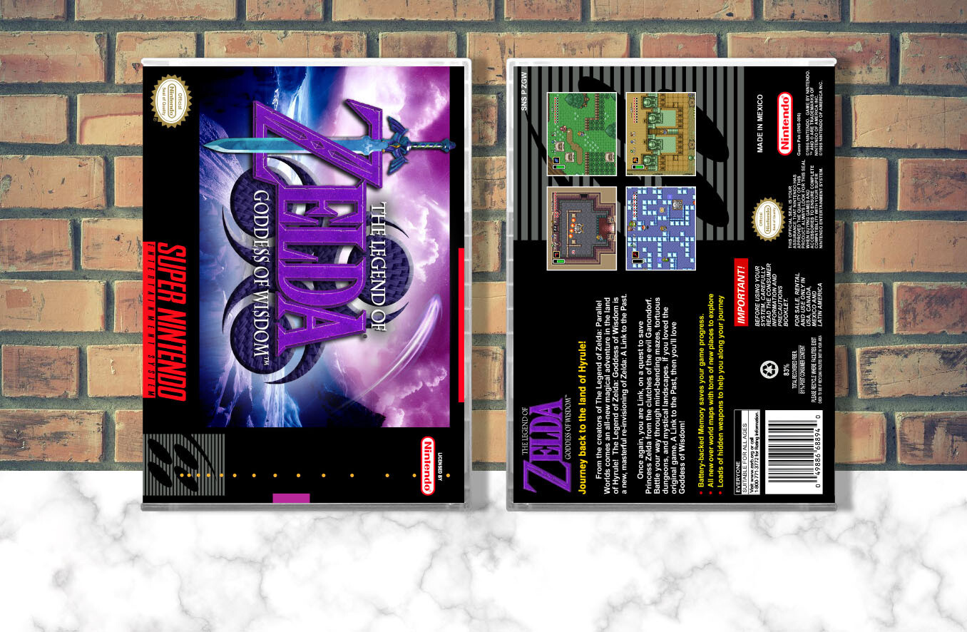 Legend of Zelda, The: Goddess of Wisdom, Case Color: CLEAR (Transparent)