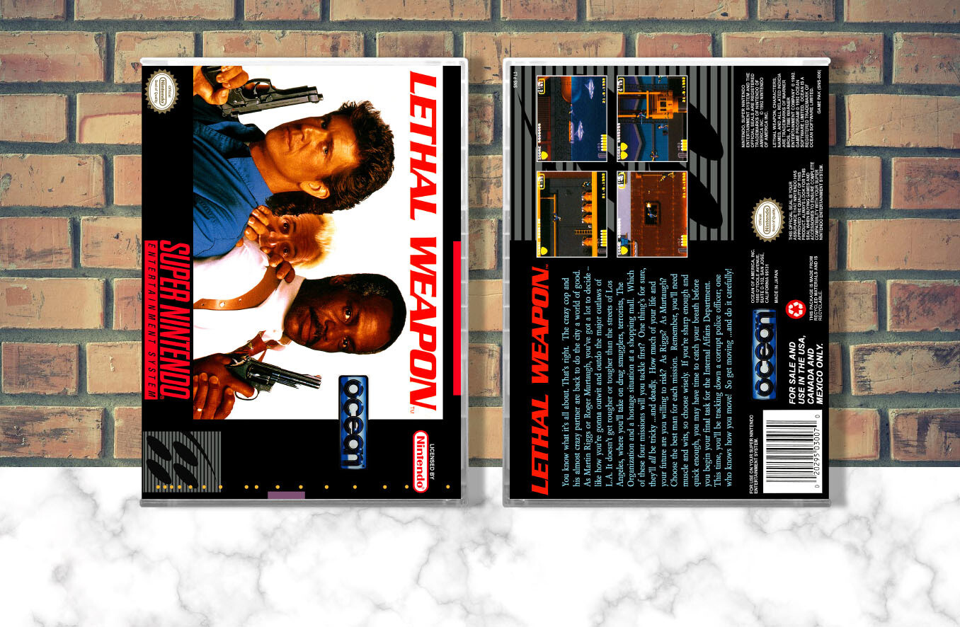 Lethal Weapon, Case Color: CLEAR (Transparent)