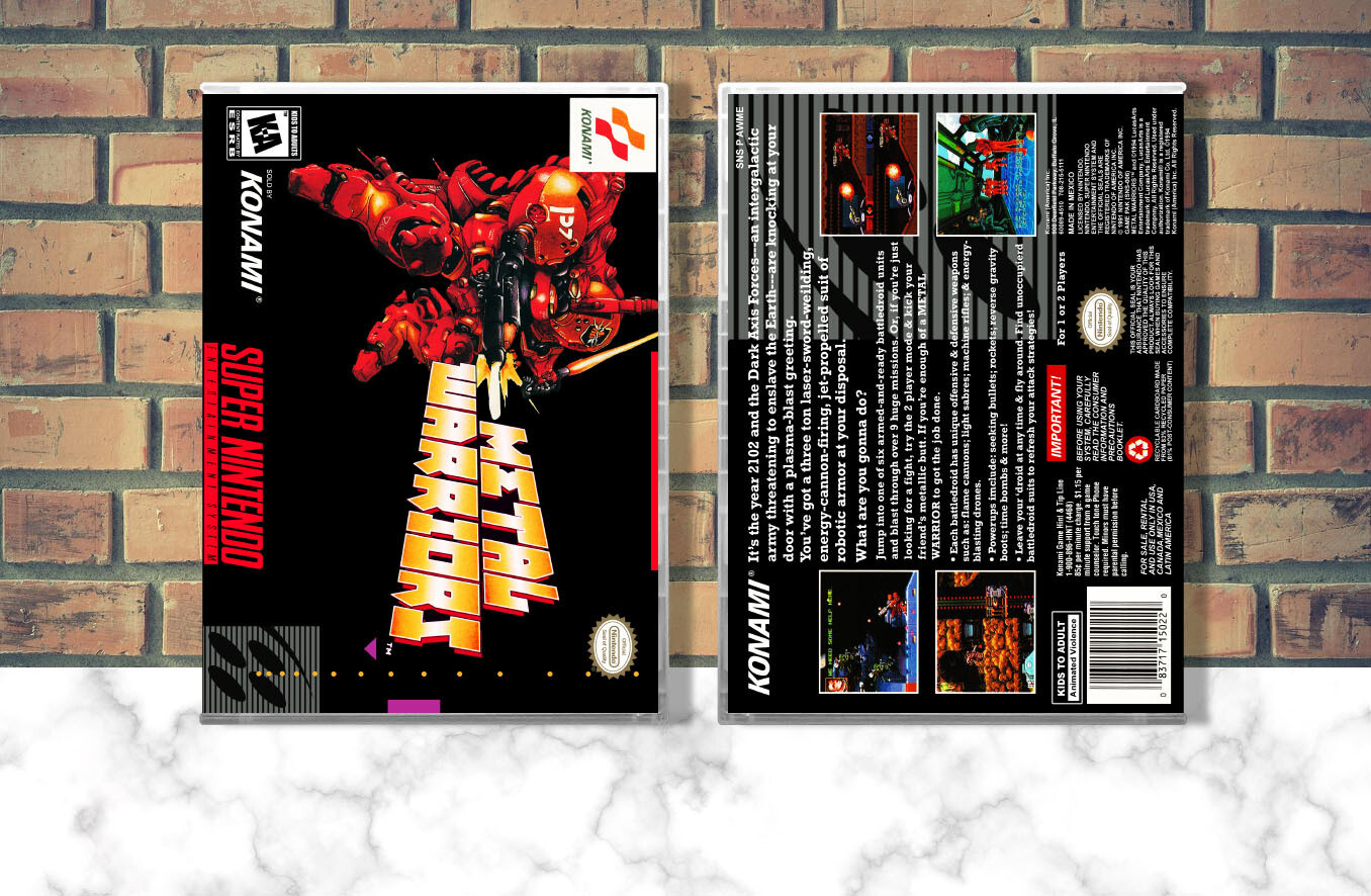 Metal Warriors, Case Color: CLEAR (Transparent)