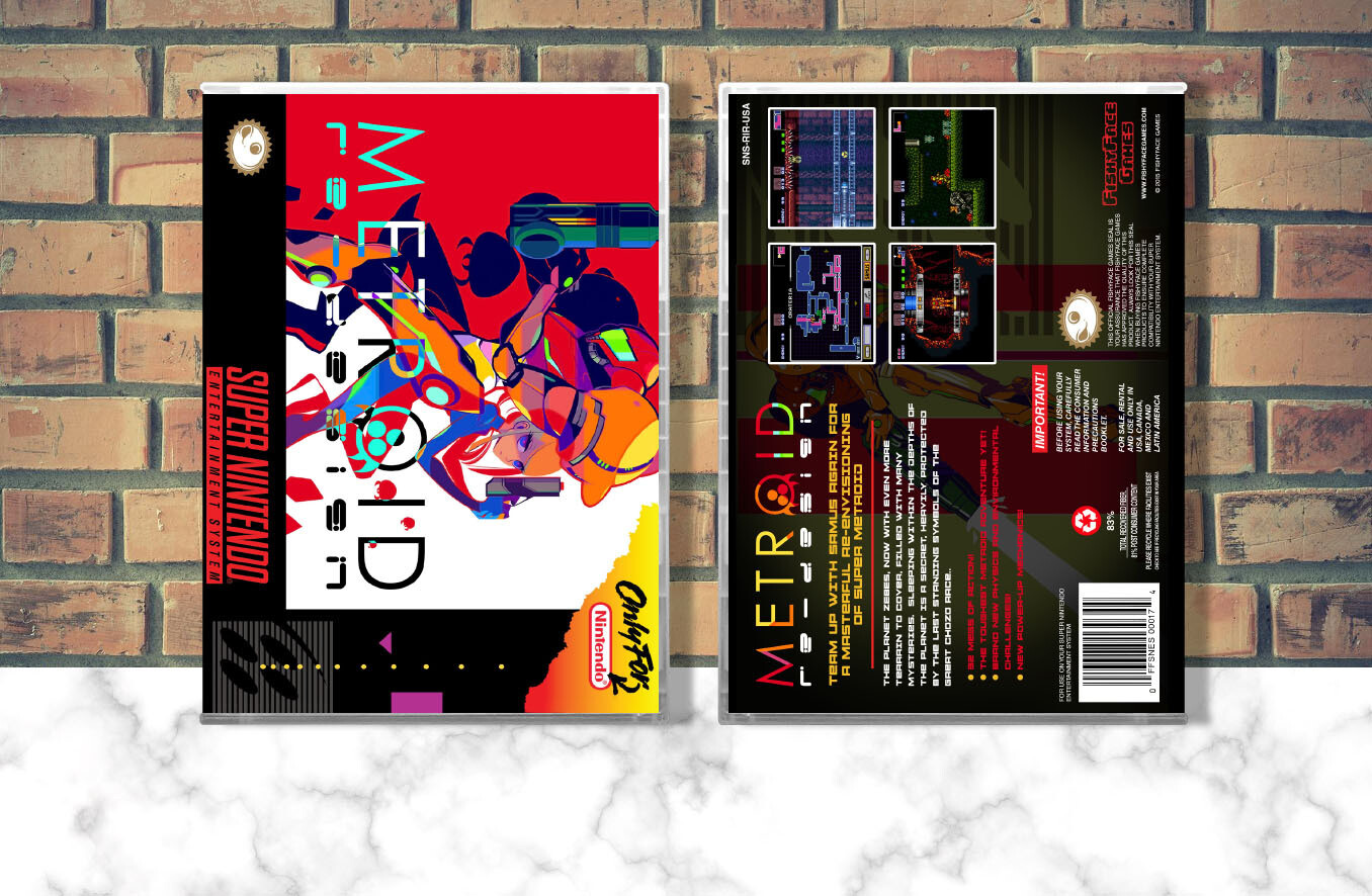 Metroid Redesign, Case Color: CLEAR (Transparent)