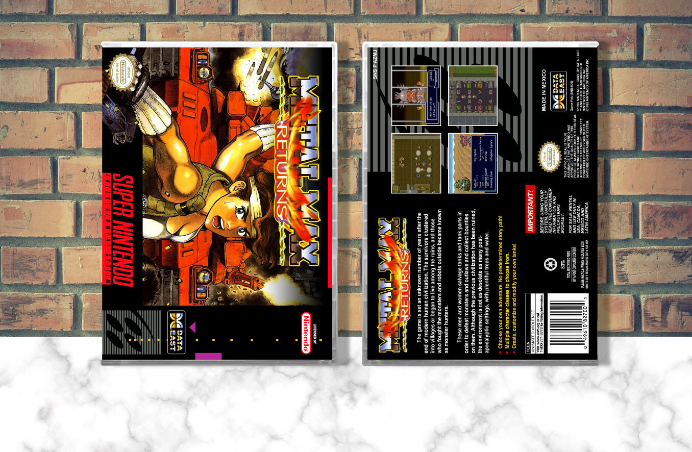 Metal Max Returns, Case Color: CLEAR (Transparent)