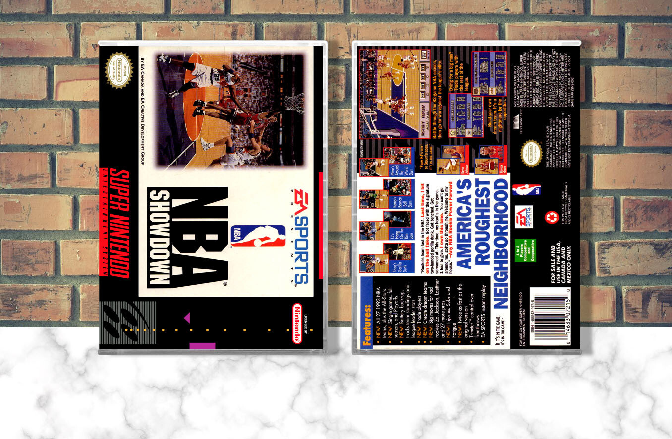 NBA Showdown 94, Case Color: CLEAR (Transparent)