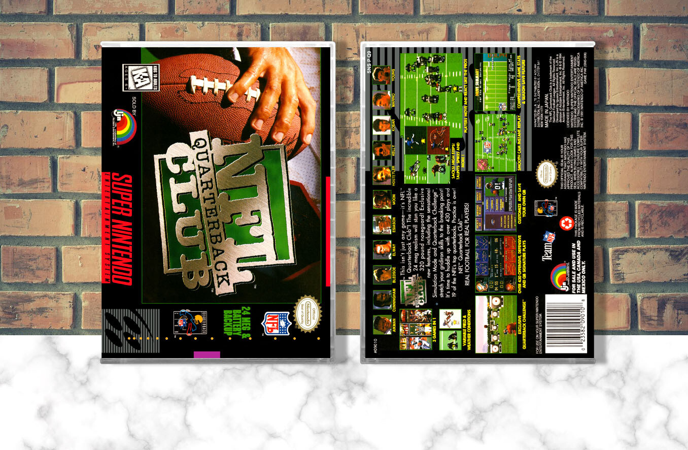 NFL Quarterback Club, Case Color: CLEAR (Transparent)