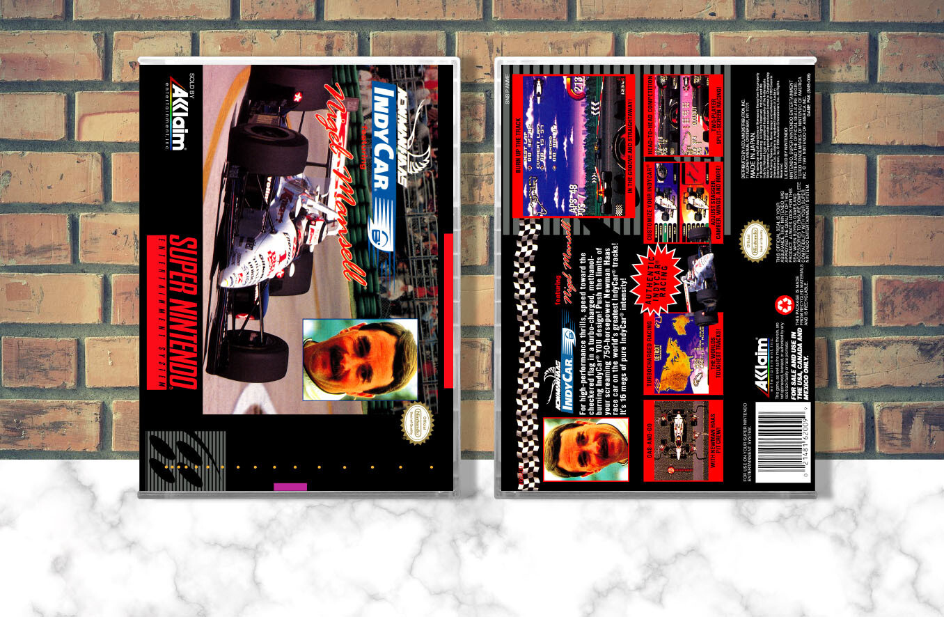 Newman Haas Indy Car Featuring Nigel Mansell, Case Color: CLEAR (Transparent)