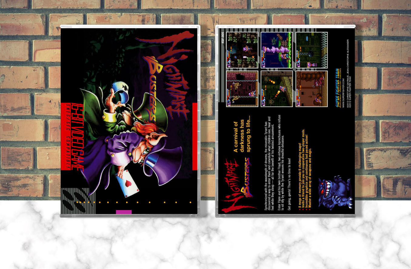 Nightmare Busters, Case Color: CLEAR (Transparent)