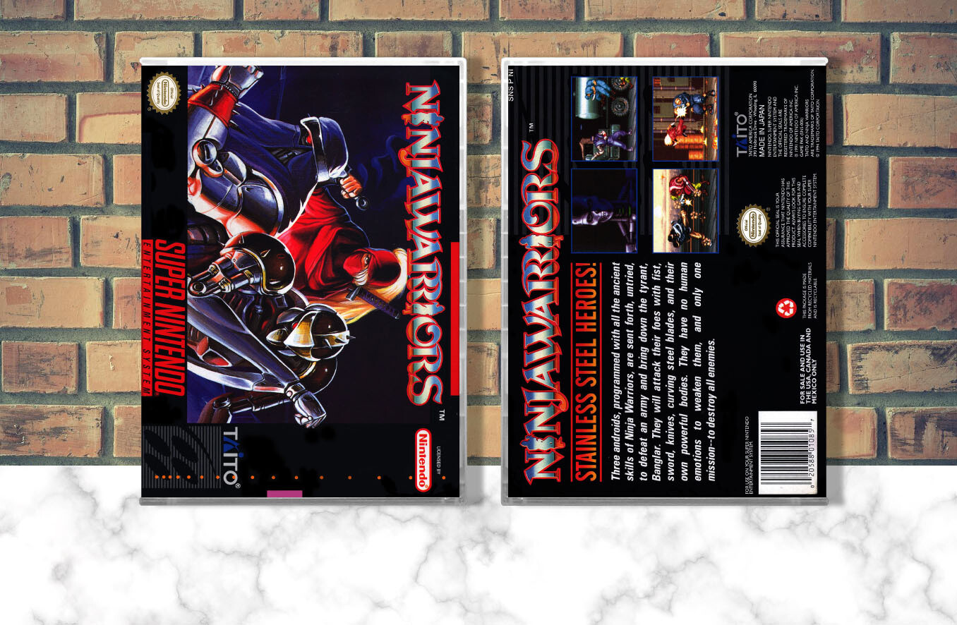 Ninja Warriors, The, Case Color: CLEAR (Transparent)