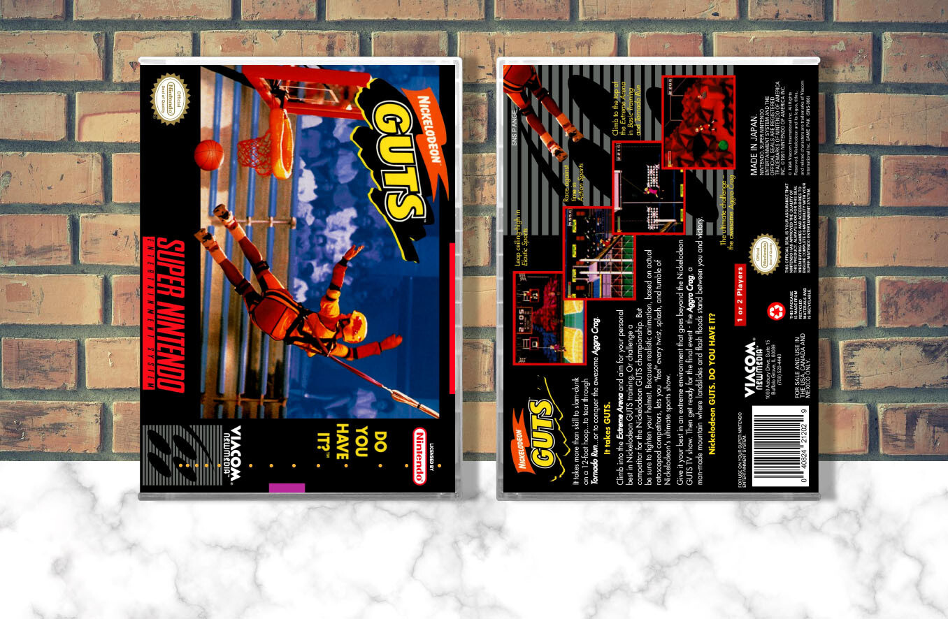 Nickelodeon Guts, Case Color: CLEAR (Transparent)