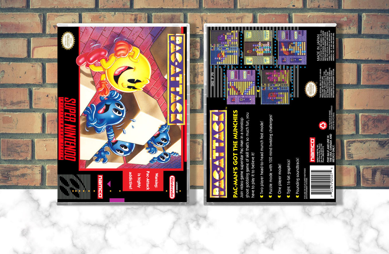 Pac-Attack, Case Color: CLEAR (Transparent)