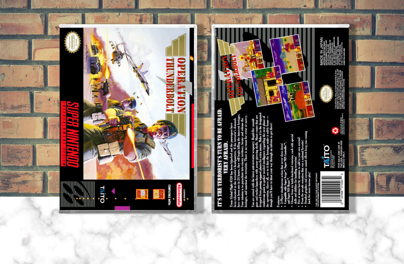 Operation Thunderbolt, Case Color: CLEAR (Transparent)