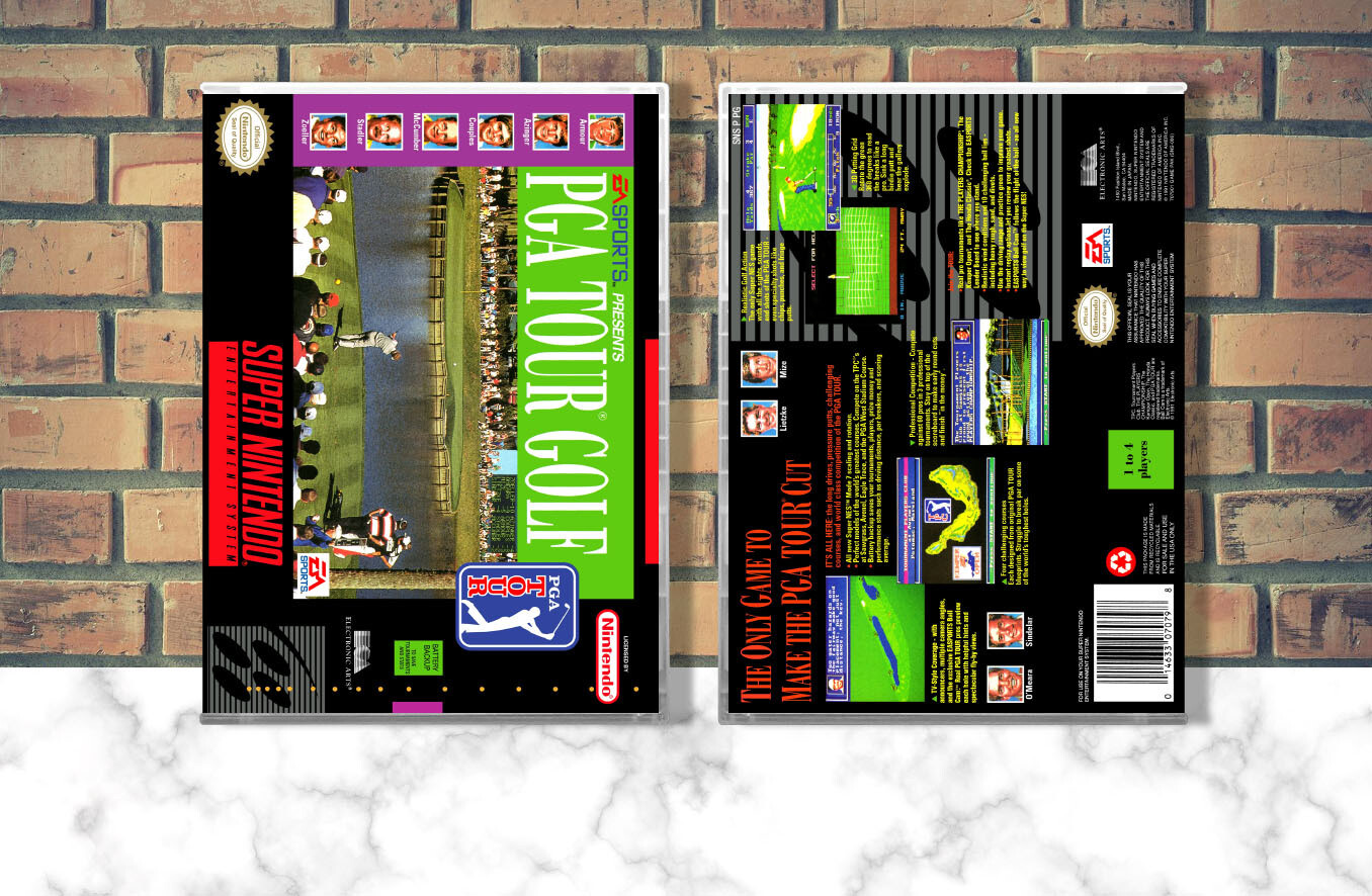 PGA Tour Golf, Case Color: CLEAR (Transparent)