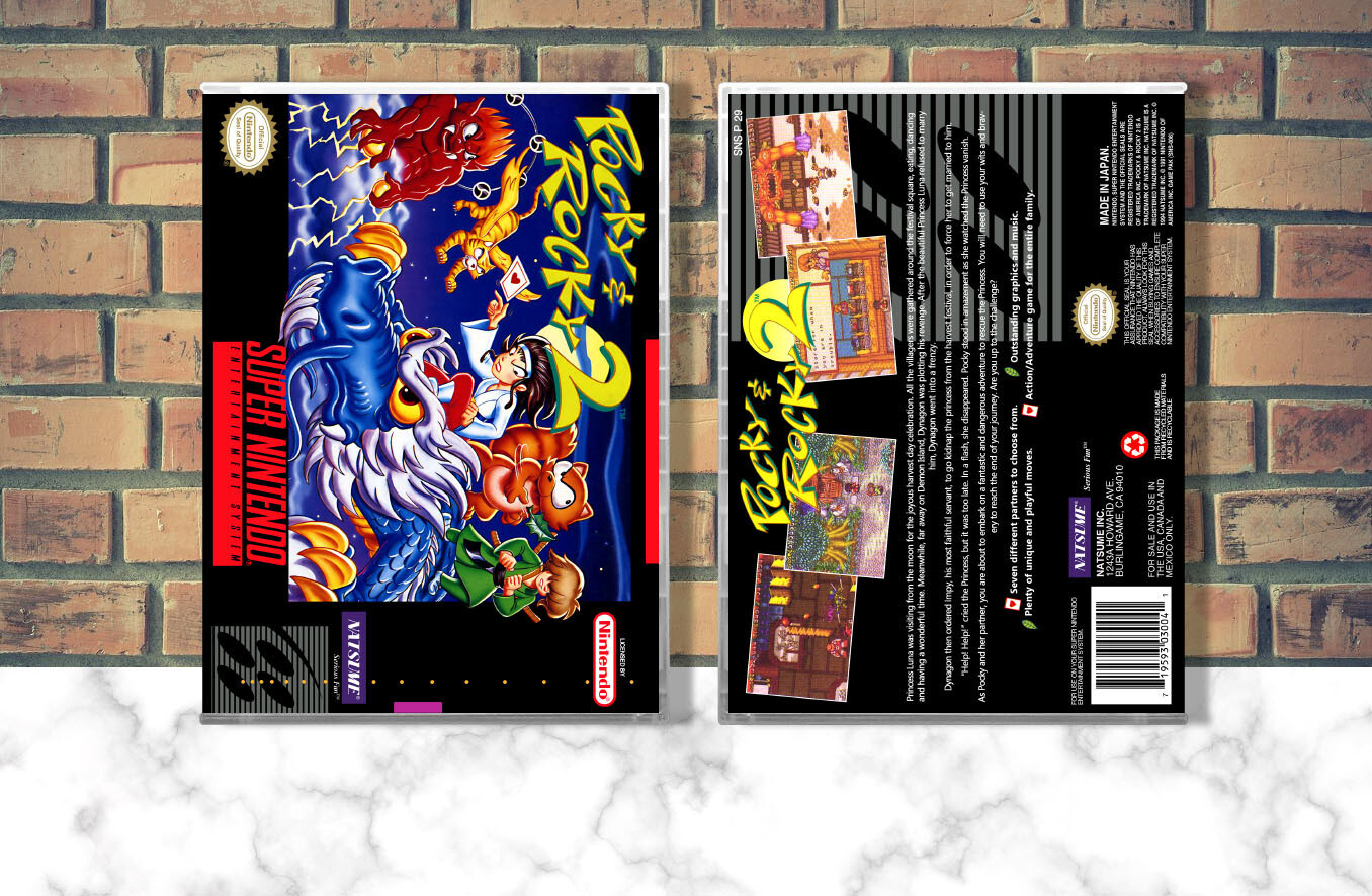 Pocky &amp; Rocky 2, Case Color: CLEAR (Transparent)