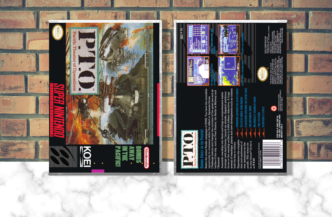 P.T.O.: Pacific Theater of Operations, Case Color: CLEAR (Transparent)