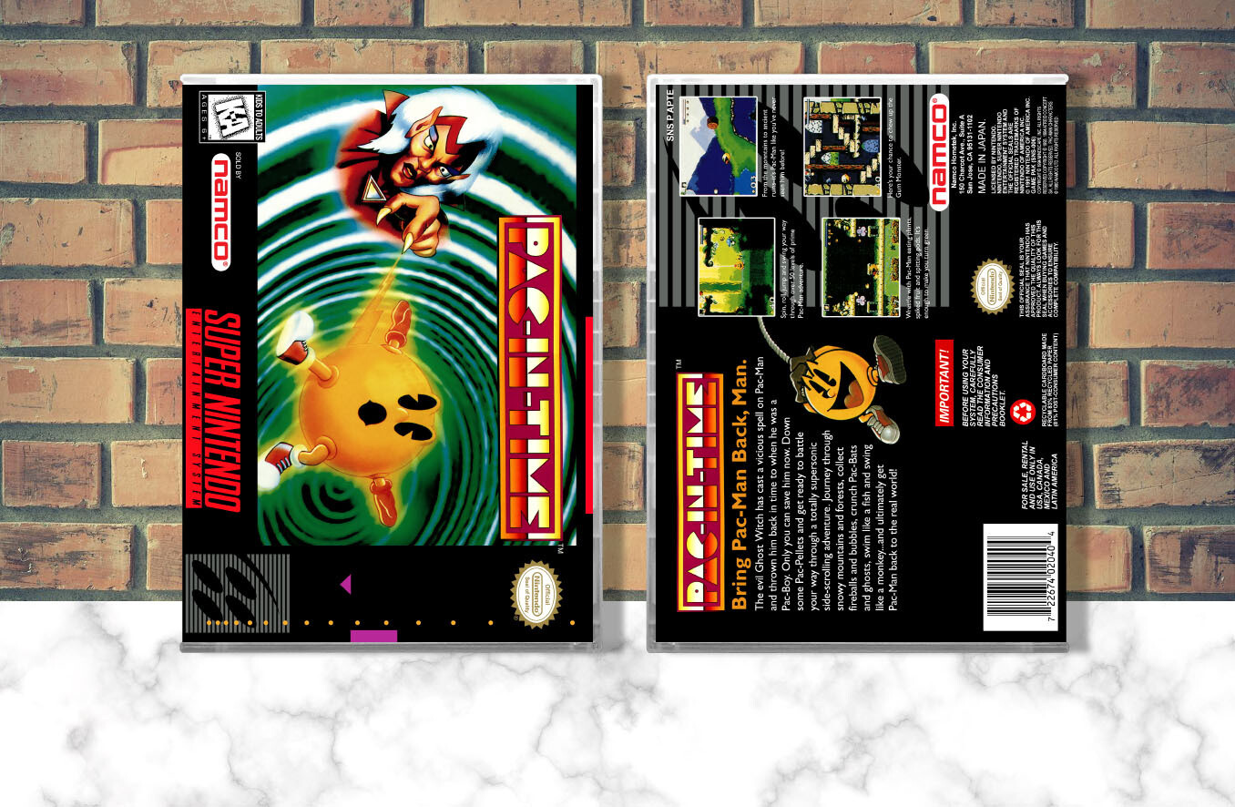 Pac-In-Time, Case Color: CLEAR (Transparent)