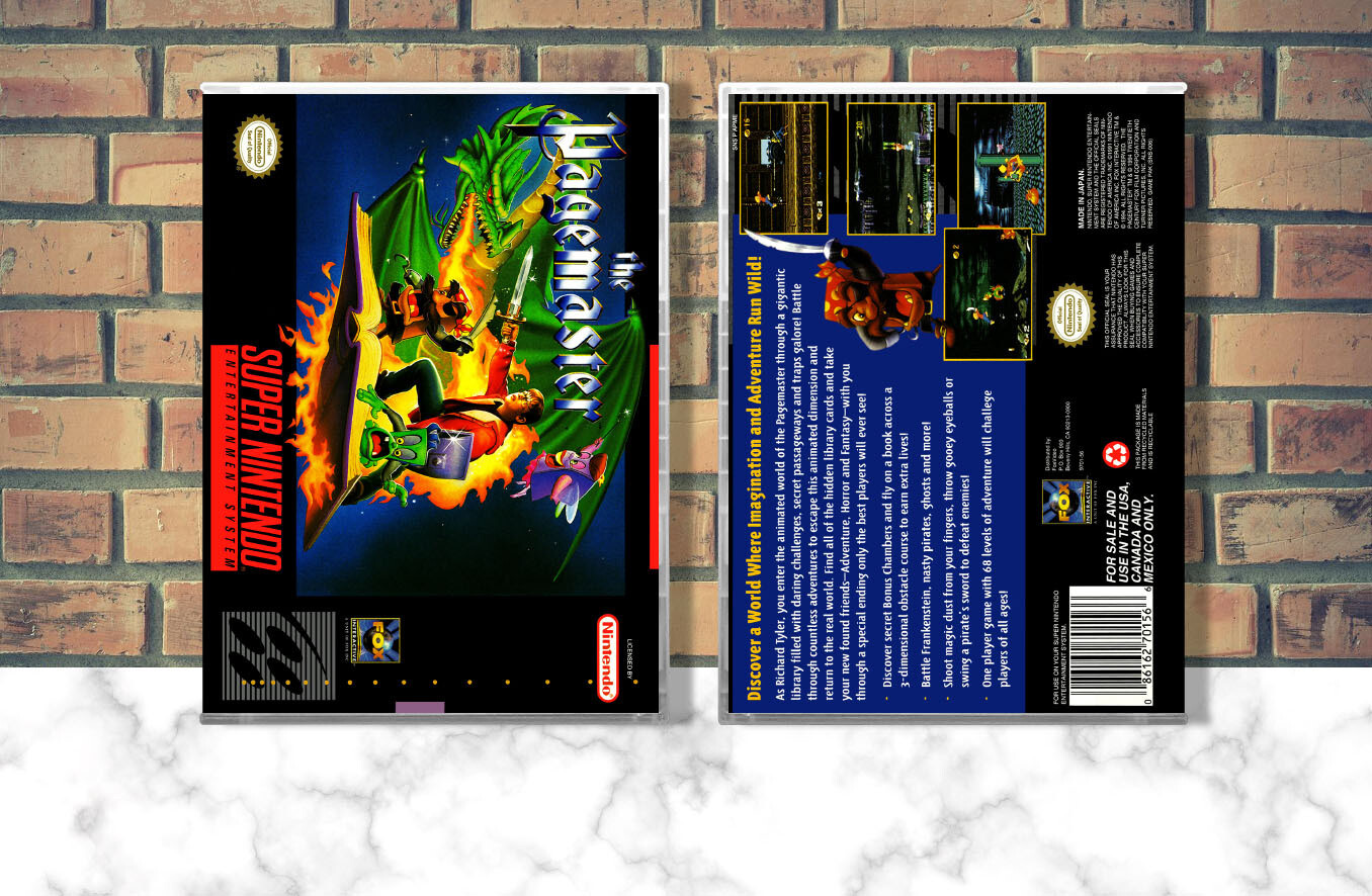 Pagemaster, The, Case Color: CLEAR (Transparent)