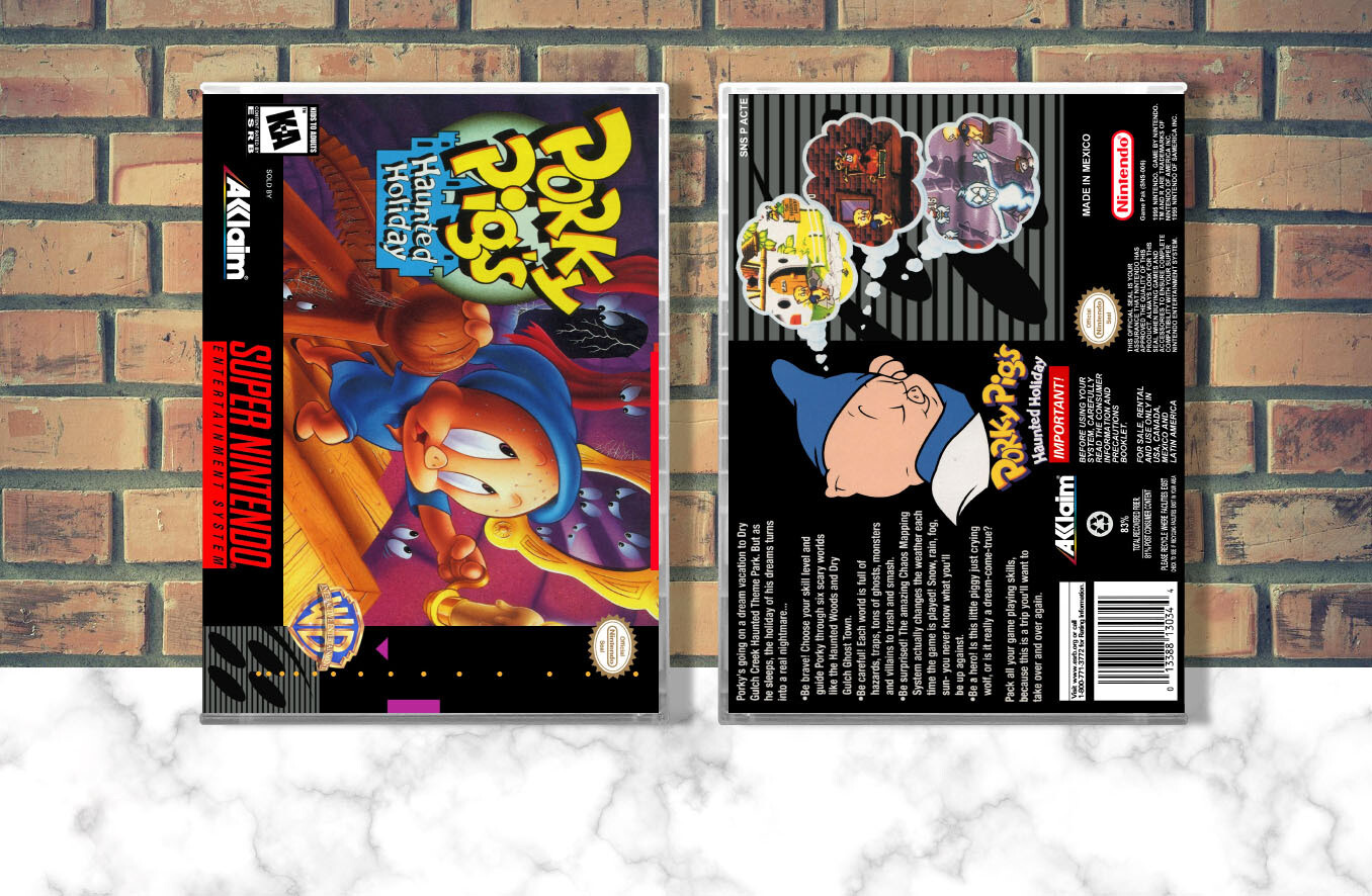 Porky Pig&#39;s Haunted Holiday, Case Color: CLEAR (Transparent)