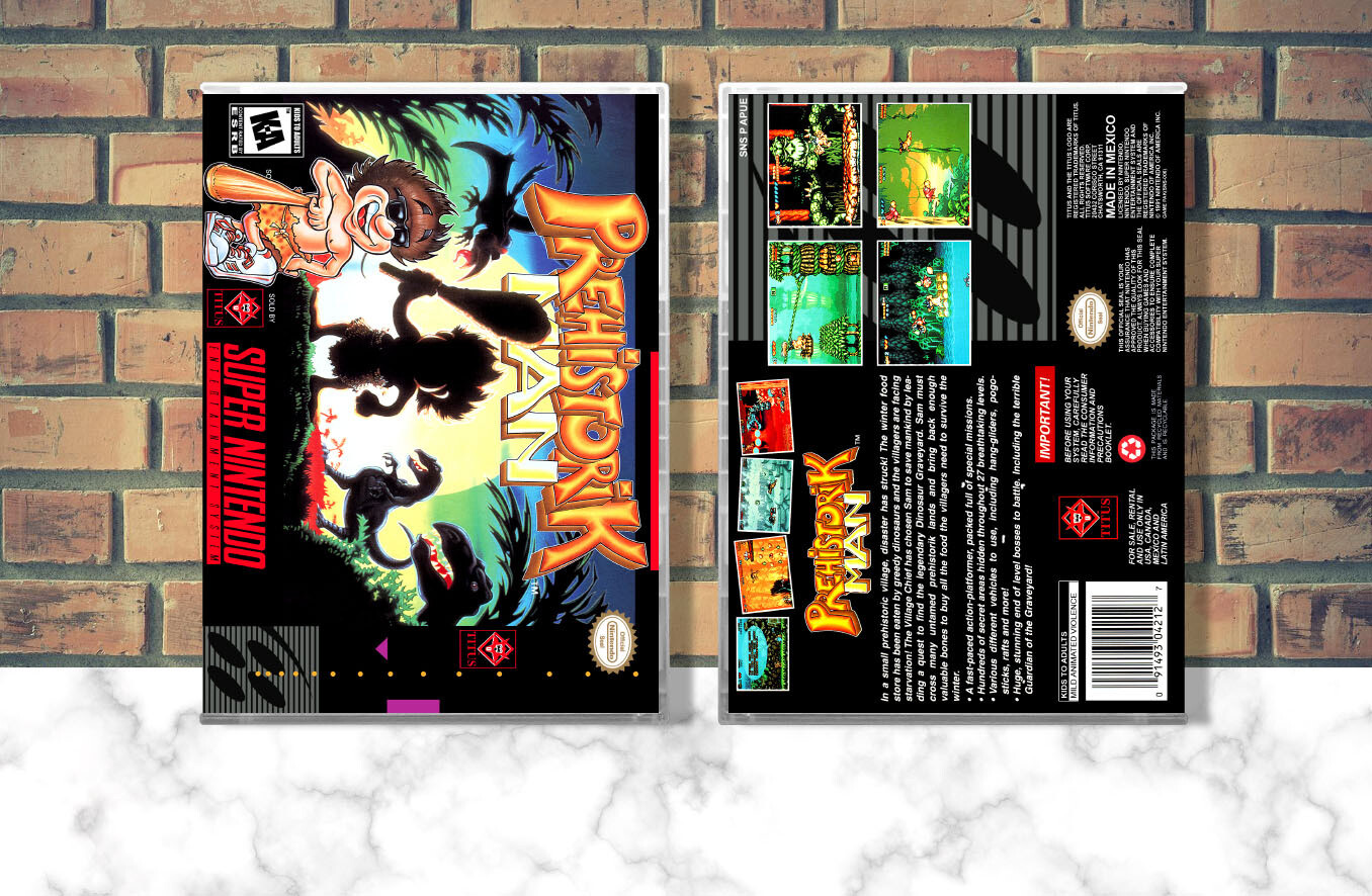 Prehistorik Man, Case Color: CLEAR (Transparent)