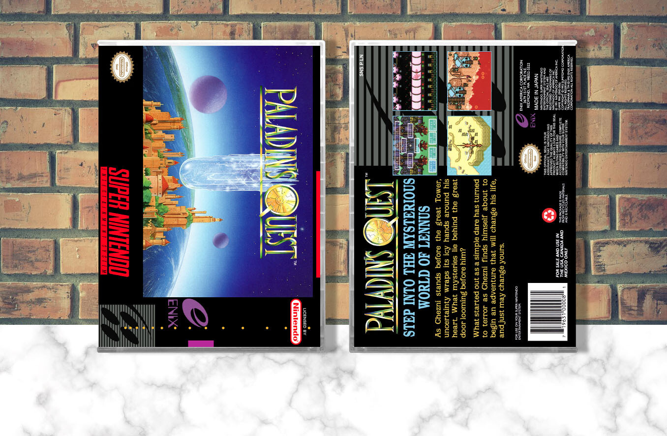 Paladin&#39;s Quest, Case Color: CLEAR (Transparent)