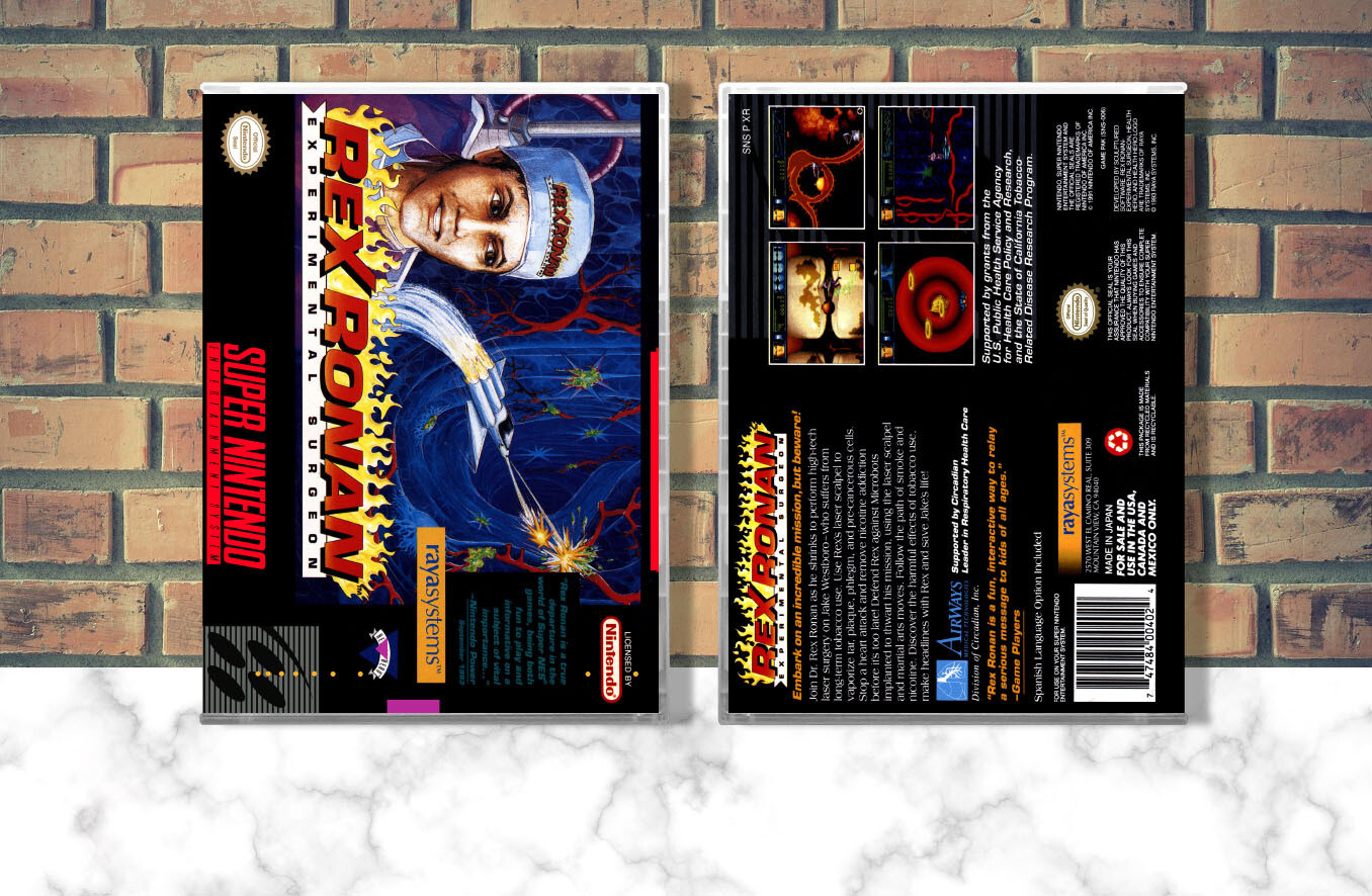 Rex Ronan: Experimental Surgeon, Case Color: CLEAR (Transparent)