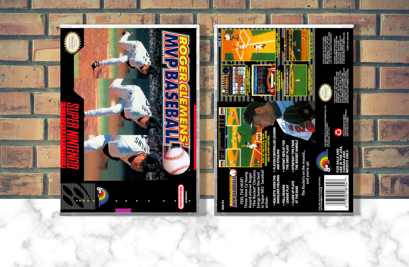 Roger Clemens&#39; MVP Baseball, Case Color: CLEAR (Transparent)