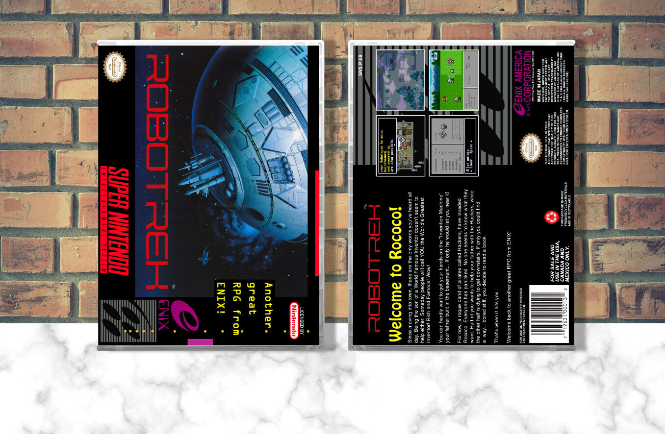 Robotrek, Case Color: CLEAR (Transparent)