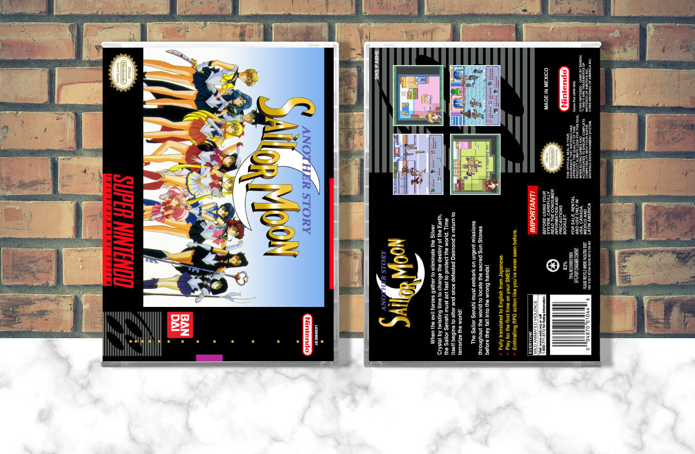 Sailor Moon: Another Story, Case Color: CLEAR (Transparent)