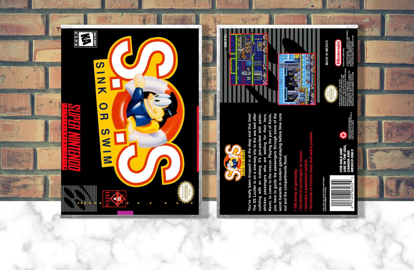 Sink or Swim, Case Color: CLEAR (Transparent)