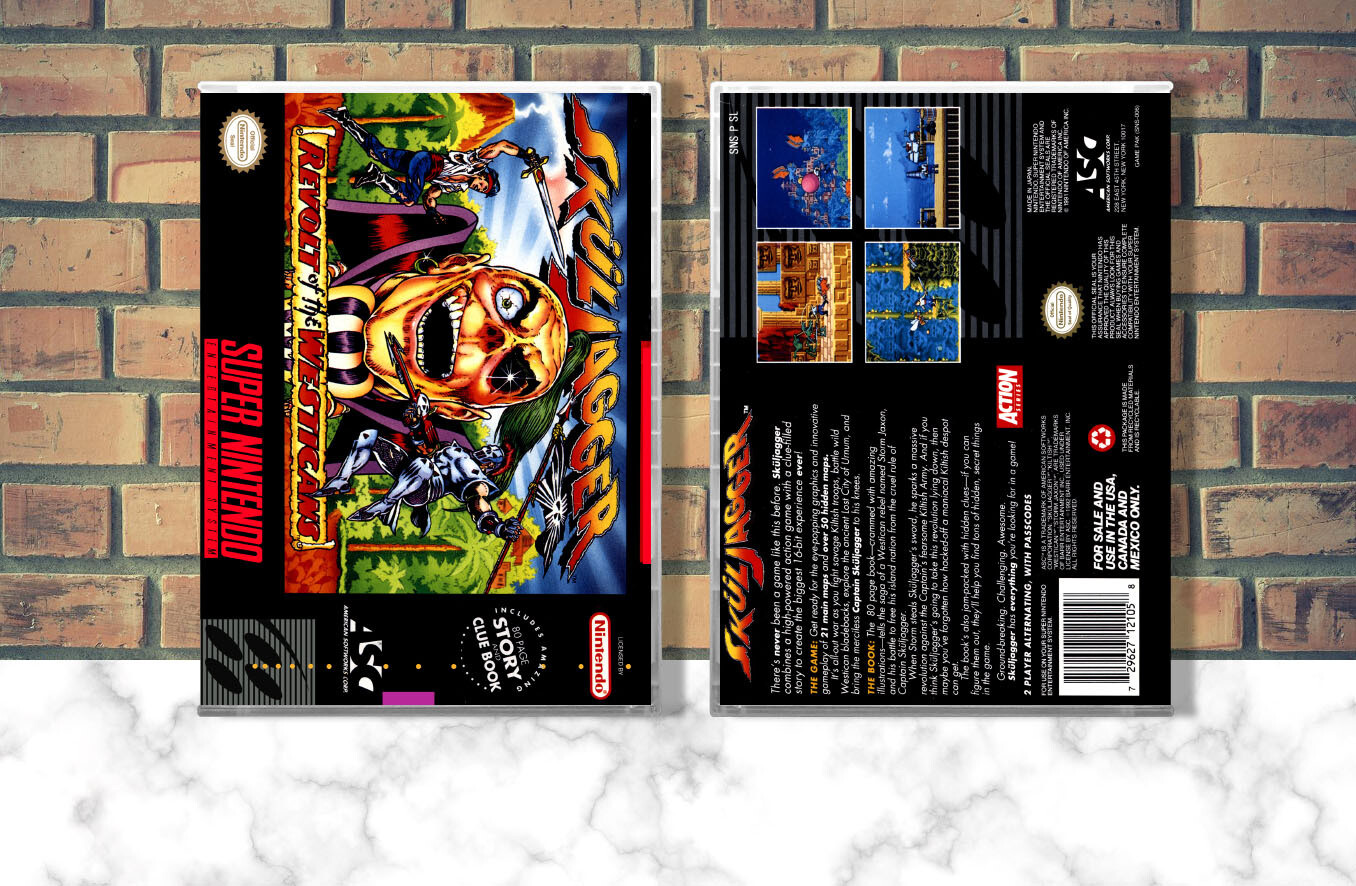 SkulJagger: Revolt of the Westicans, Case Color: CLEAR (Transparent)