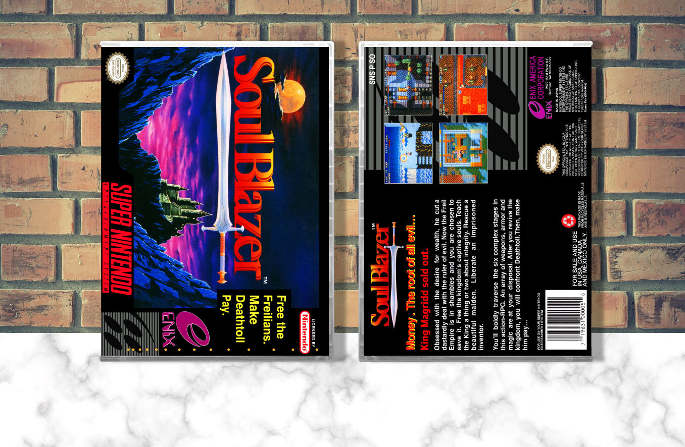 Soul Blazer, Case Color: CLEAR (Transparent)