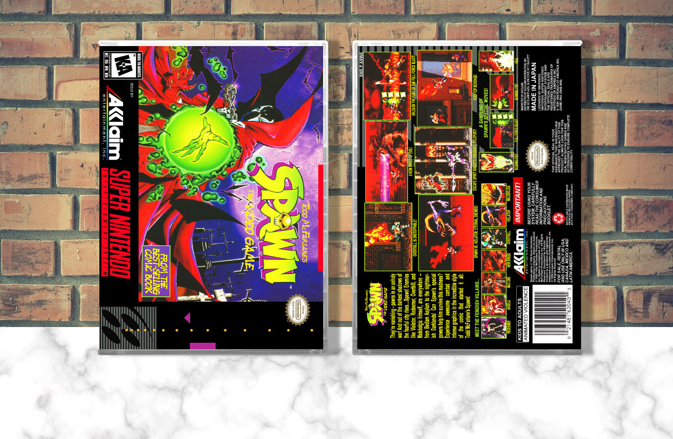 Spawn The Video Game, Case Color: CLEAR (Transparent)