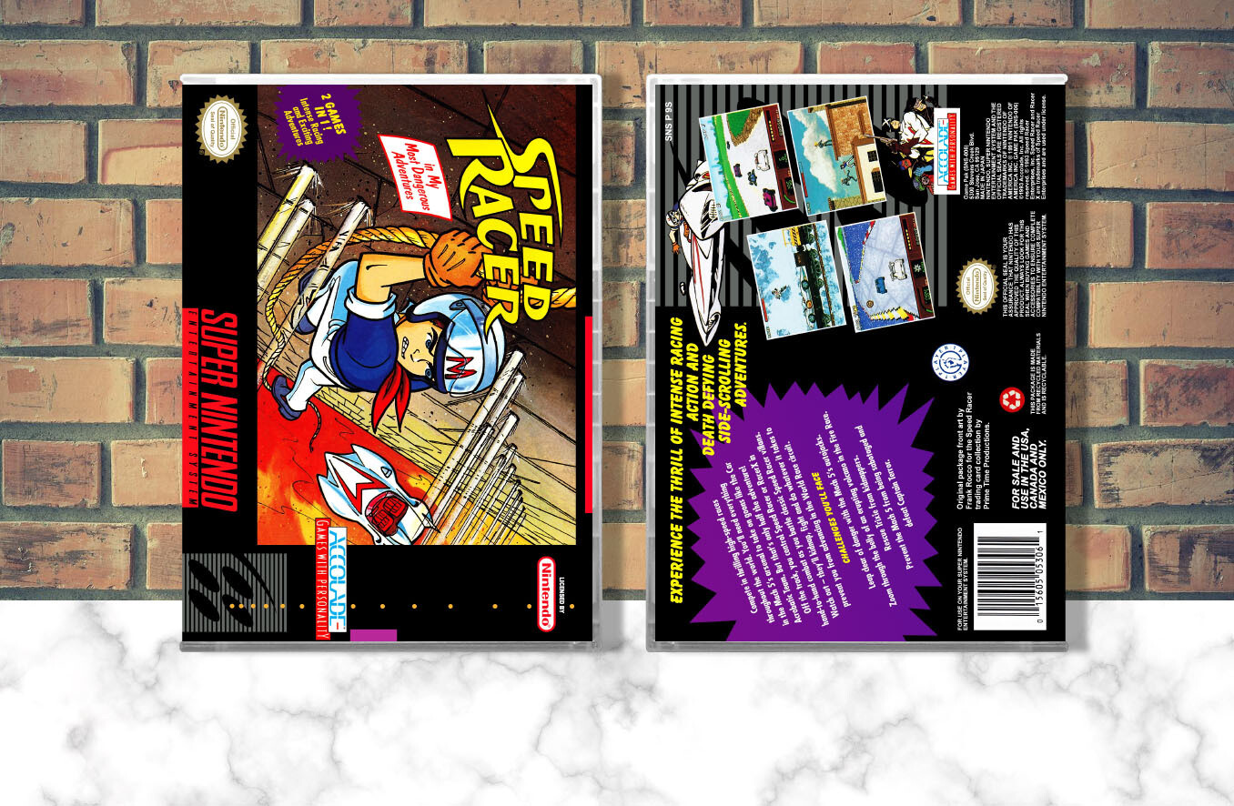 Speed Racer in My Most Dangerous Adventures, Case Color: CLEAR (Transparent)