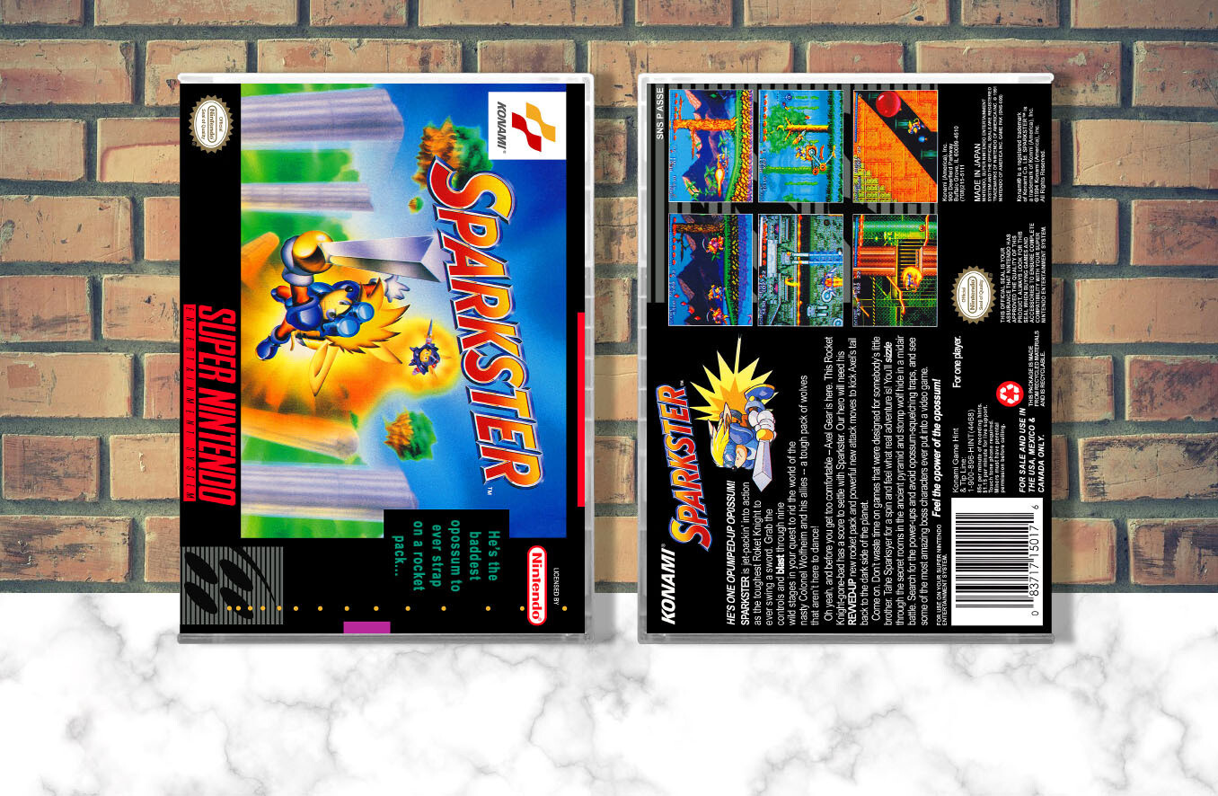 Sparkster, Case Color: CLEAR (Transparent)