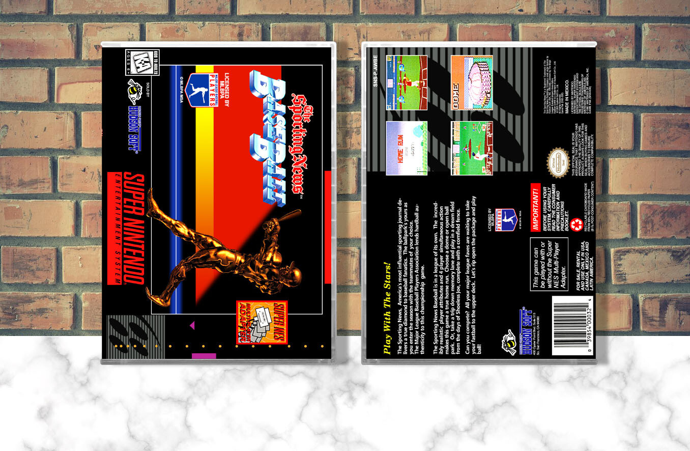 Sporting News, The: Power Baseball, Case Color: CLEAR (Transparent)