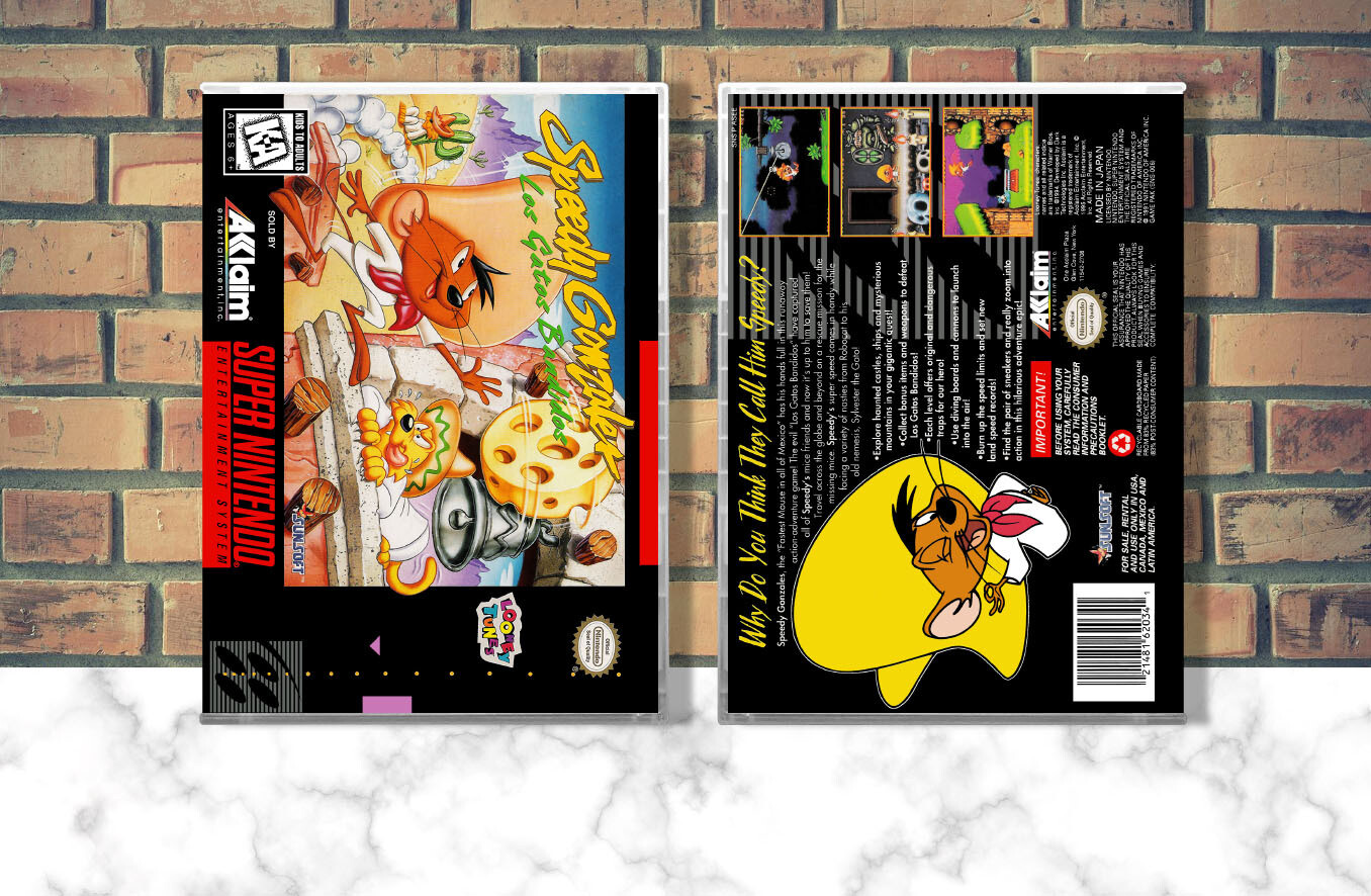 Speedy Gonzales: Los Gatos Bandidos, Case Color: CLEAR (Transparent)