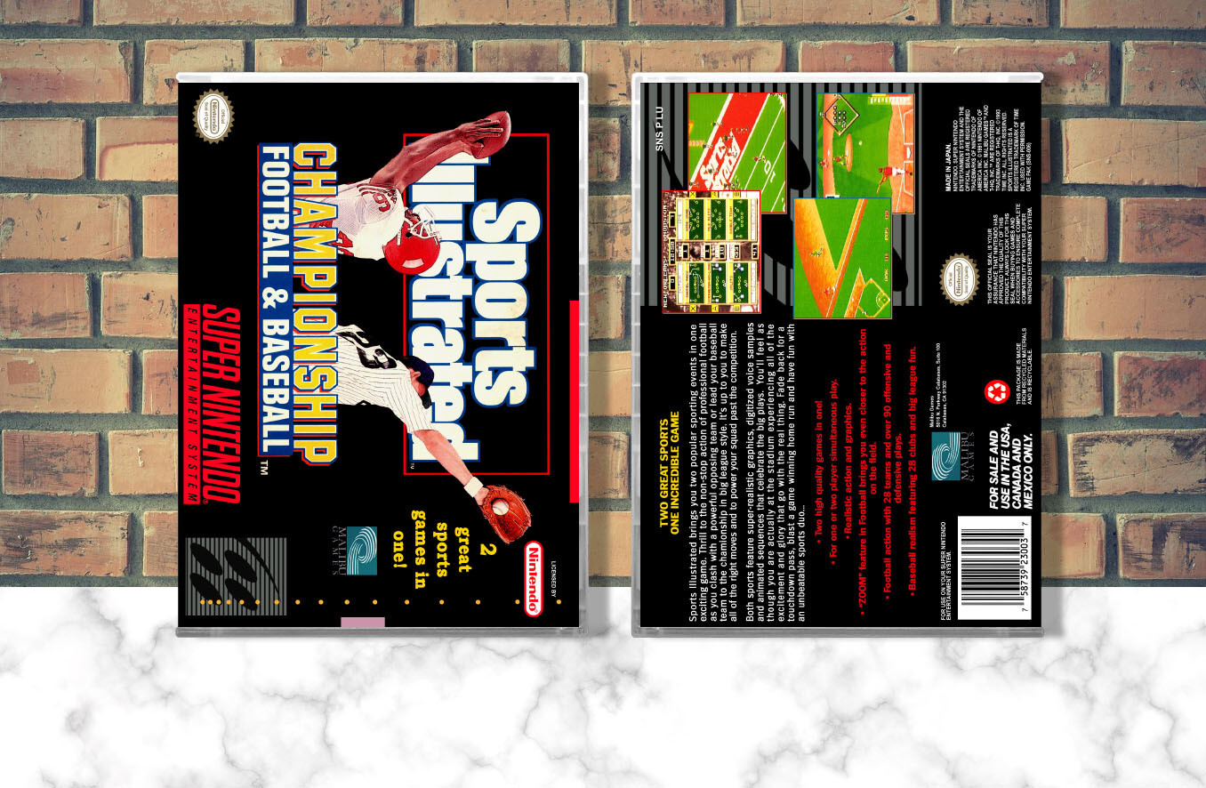 Sports Illustrated: Championship Football &amp; Baseball, Case Color: CLEAR (Transparent)