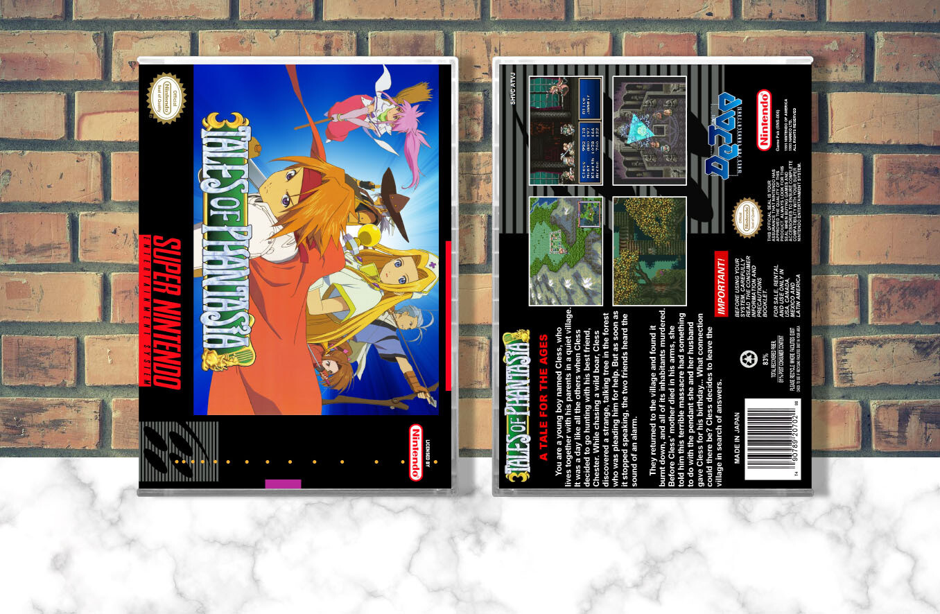 Tales of Phantasia, Case Color: CLEAR (Transparent)
