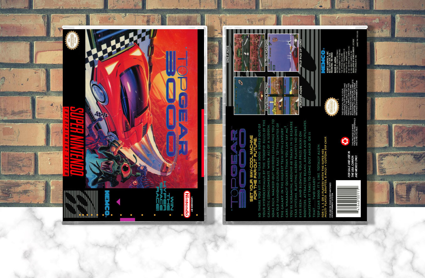 Top Gear 3000, Case Color: CLEAR (Transparent)