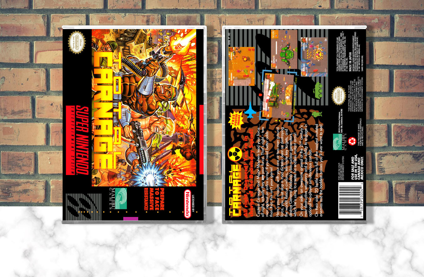 Total Carnage, Case Color: CLEAR (Transparent)