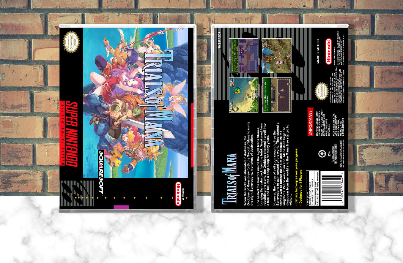 Trials of Mana, Case Color: CLEAR (Transparent)