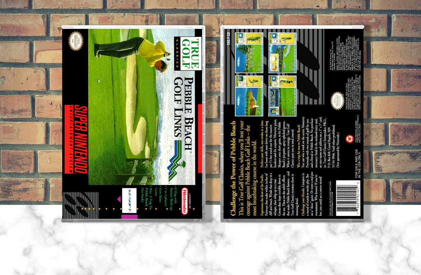 True Golf Classics: Pebble Beach Golf Links, Case Color: CLEAR (Transparent)