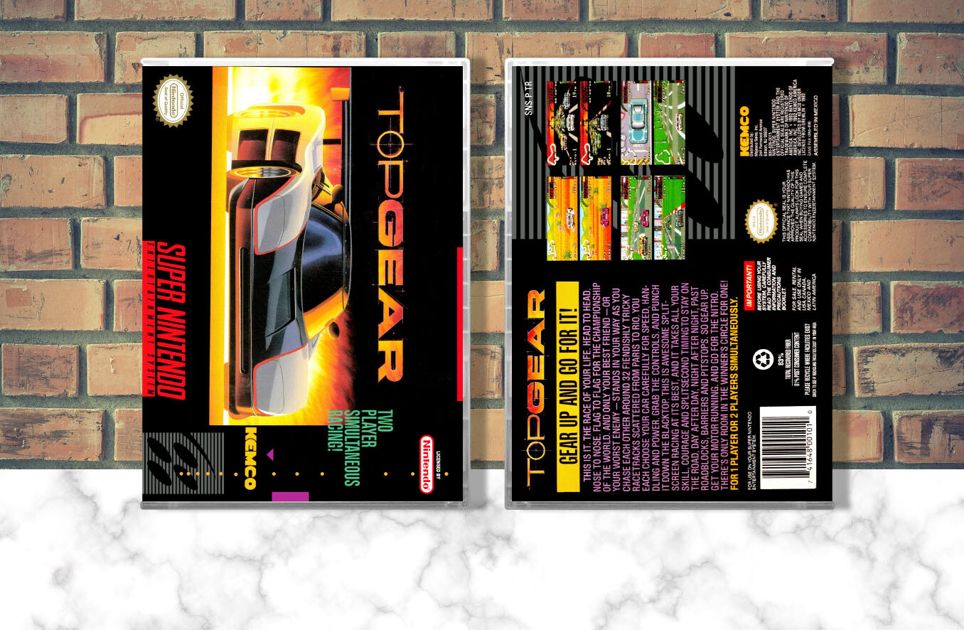 Top Gear, Case Color: CLEAR (Transparent)