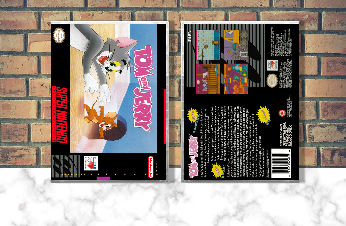 Tom and Jerry, Case Color: CLEAR (Transparent)