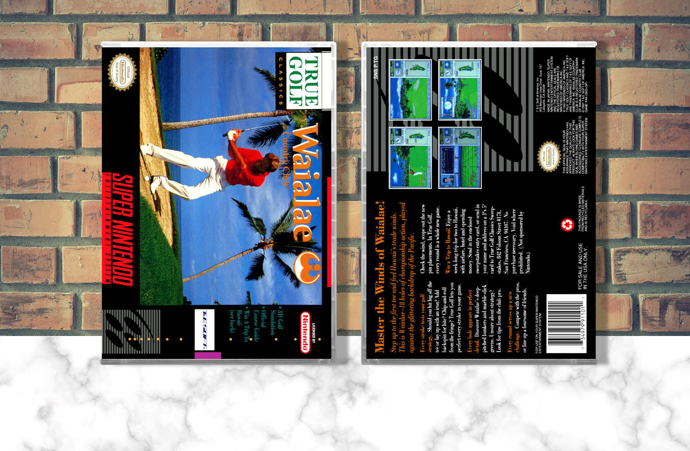 True Golf Classics: Waialae Country Club, Case Color: CLEAR (Transparent)