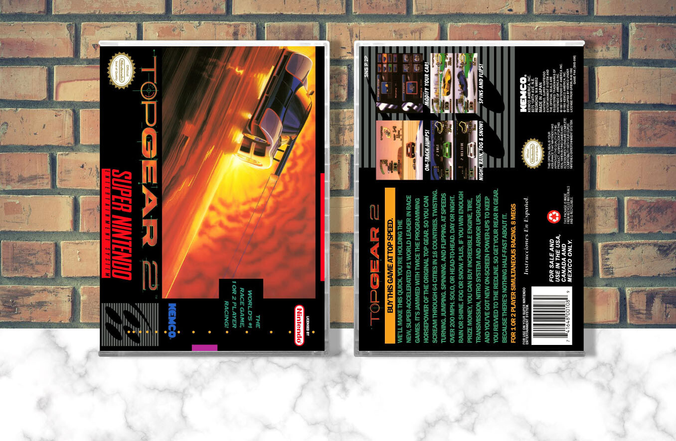 Top Gear 2, Case Color: CLEAR (Transparent)