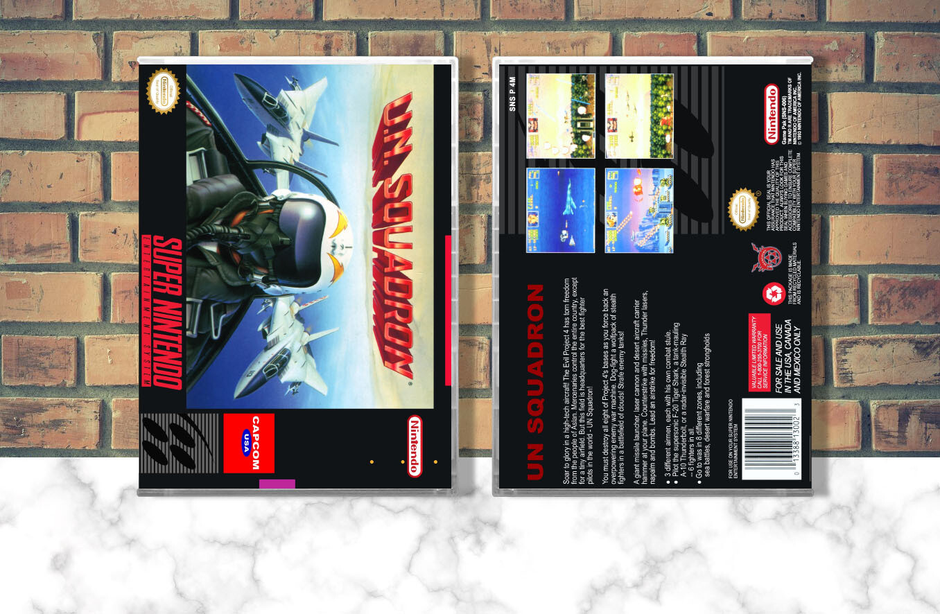 U.N. Squadron, Case Color: CLEAR (Transparent)