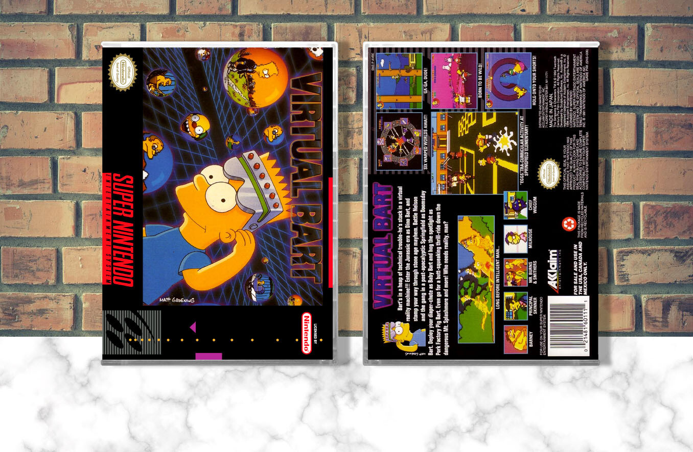 Virtual Bart, Case Color: CLEAR (Transparent)