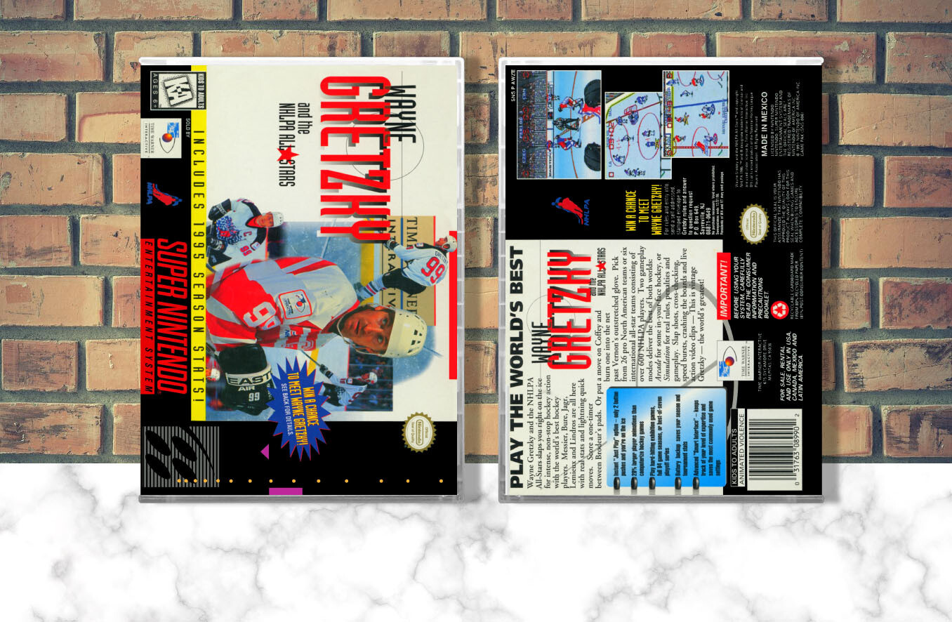 Wayne Gretzky and the NHLPA All-Stars, Case Color: CLEAR (Transparent)