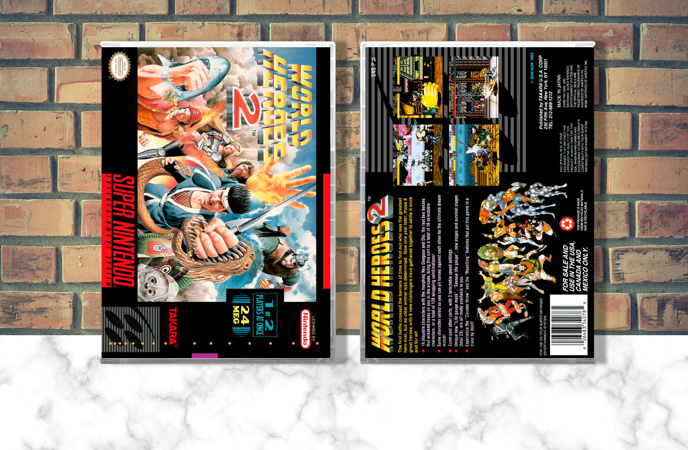 World Heroes 2, Case Color: CLEAR (Transparent)