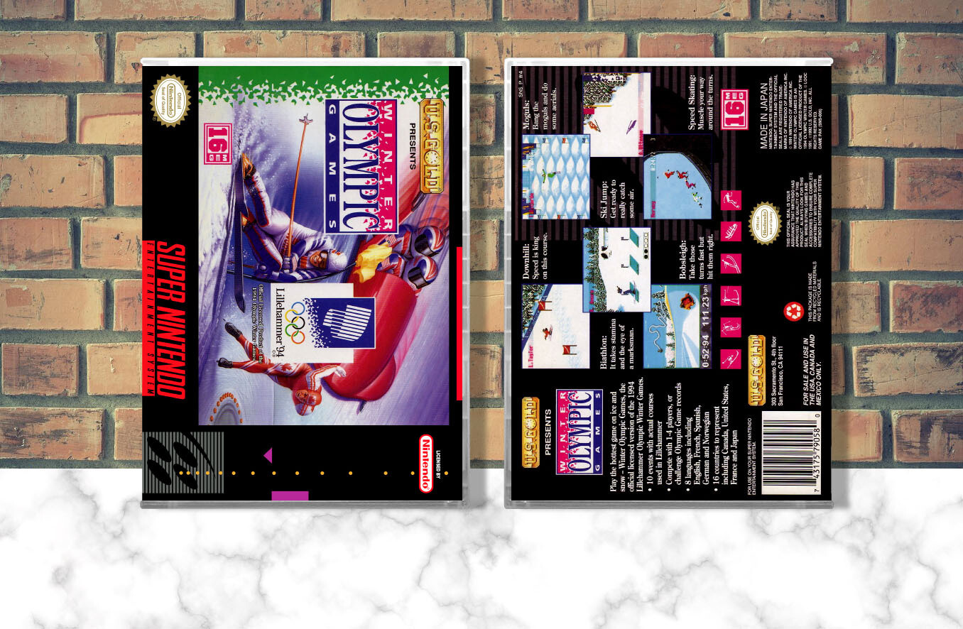 Winter Olympic Games: Lillehammer &#39;94, Case Color: CLEAR (Transparent)