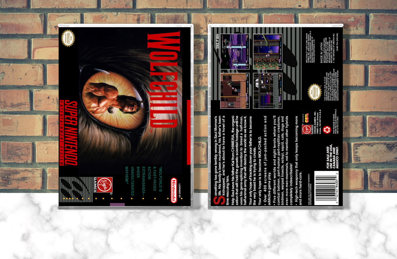 Wolfchild, Case Color: CLEAR (Transparent)